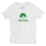 I'm Living Yahweh | Unisex Short Sleeve V-Neck T-Shirt | Emerald
