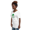 I'm Living Yahweh | Unisex Short Sleeve V-Neck T-Shirt | Emerald