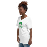 I'm Living Yahweh | Unisex Short Sleeve V-Neck T-Shirt | Emerald