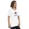 I'm Living Yahweh | Unisex Short Sleeve V-Neck T-Shirt | Amethyst