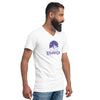 I'm Living Yahweh | Unisex Short Sleeve V-Neck T-Shirt | Amethyst