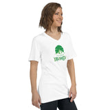 I'm Living Yahweh | Unisex Short Sleeve V-Neck T-Shirt | Emerald