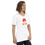 I'm Living Yahweh | Unisex Short Sleeve V-Neck T-Shirt | Ruby