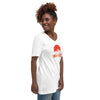 I'm Living Yahweh | Unisex Short Sleeve V-Neck T-Shirt | Ruby