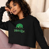 I'm Living Yahweh | Crop Sweatshirt | Emerald