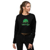 I'm Living Yahweh | Crop Sweatshirt | Emerald