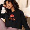 I'm Living Yahweh | Crop Sweatshirt | Ruby