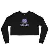 I'm Living Yahweh | Crop Sweatshirt | Amethyst