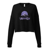 I'm Living Yahweh | Crop Sweatshirt | Amethyst