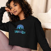 I'm Living Yahweh | Crop Sweatshirt | Sapphire