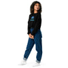 I'm Living Yahweh | Crop Sweatshirt | Sapphire