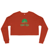 I'm Living Yahweh | Crop Sweatshirt | Emerald