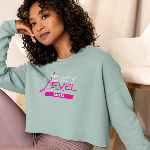Next Level | Mom | Crop Sweatshirt