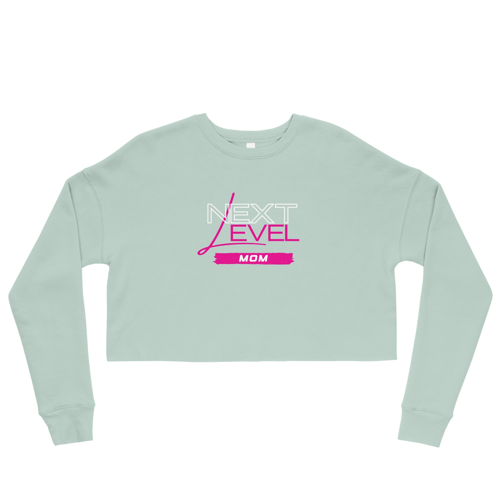 Next Level | Mom | Crop Sweatshirt