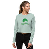 I'm Living Yahweh | Crop Sweatshirt | Emerald