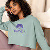 I'm Living Yahweh | Crop Sweatshirt | Amethyst