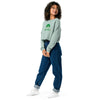 I'm Living Yahweh | Crop Sweatshirt | Emerald