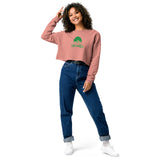 I'm Living Yahweh | Crop Sweatshirt | Emerald