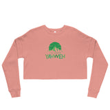 I'm Living Yahweh | Crop Sweatshirt | Emerald