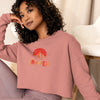 I'm Living Yahweh | Crop Sweatshirt | Ruby