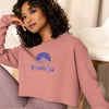 I'm Living Yahweh | Crop Sweatshirt | Amethyst