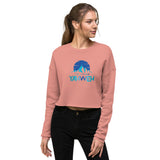 I'm Living Yahweh | Crop Sweatshirt | Sapphire