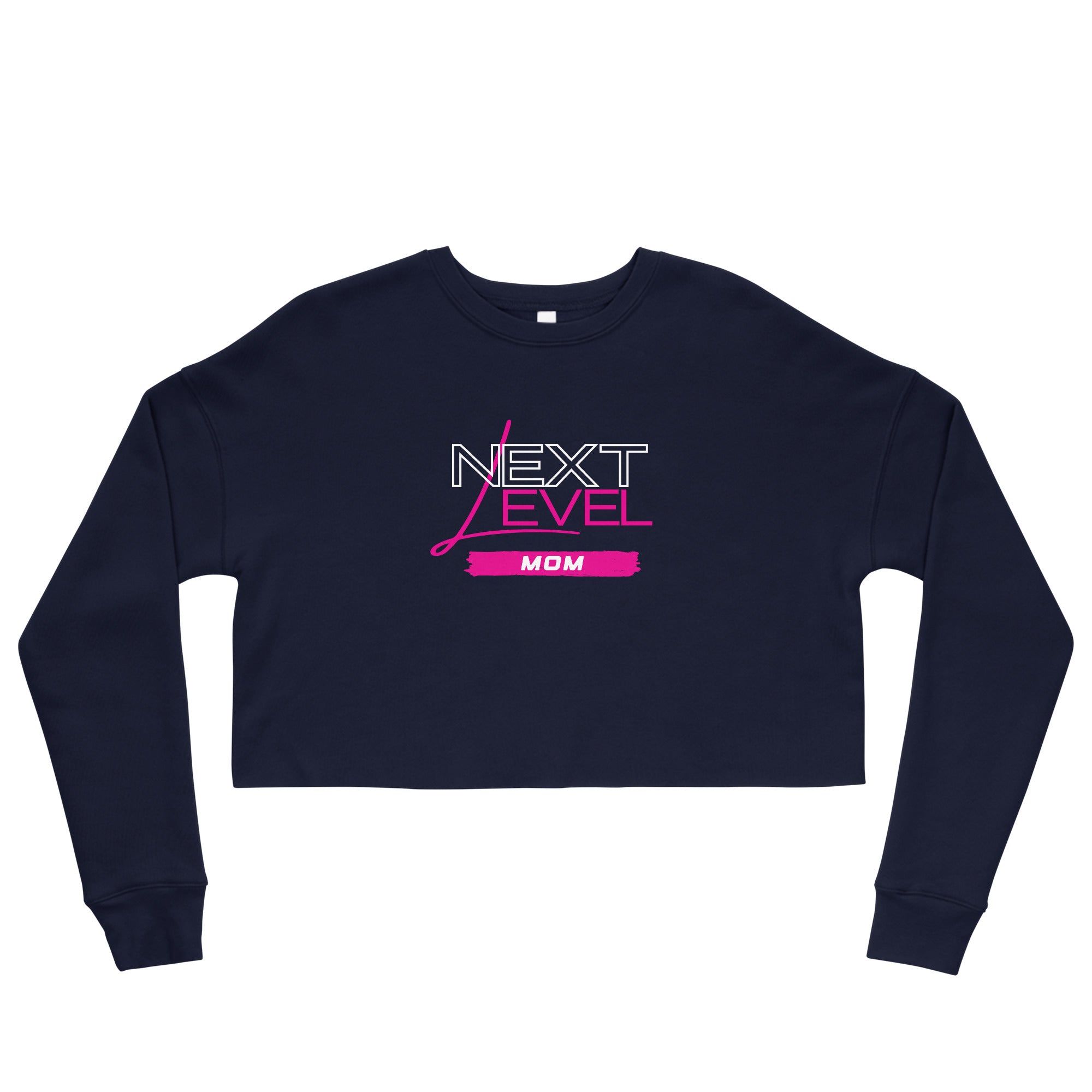 Next Level | Mom | Crop Sweatshirt