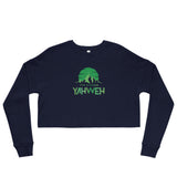 I'm Living Yahweh | Crop Sweatshirt | Emerald