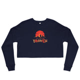 I'm Living Yahweh | Crop Sweatshirt | Ruby