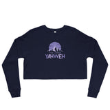 I'm Living Yahweh | Crop Sweatshirt | Amethyst