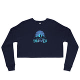I'm Living Yahweh | Crop Sweatshirt | Sapphire