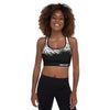 ReInvent | Women's Padded Sports Bra | Breeze | Black & White