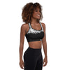 ReInvent | Women's Padded Sports Bra | Breeze | Black & White