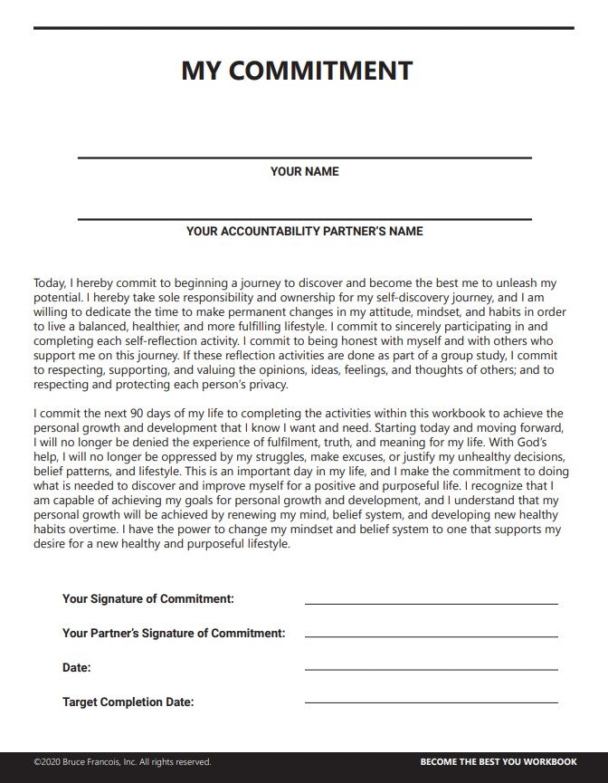 Become the Best You Workbook