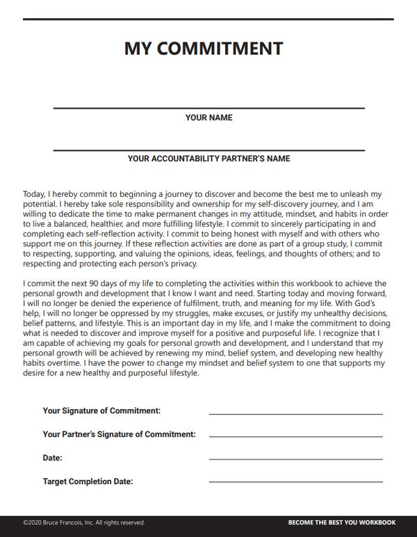 Become the Best You Workbook