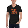 Time to Change The Script | Unisex Short Sleeve V-Neck T-Shirt