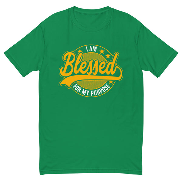 I am Blessed For My Purpose | Men's Fitted Short Sleeve T-shirt