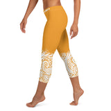 ReInvent | Women's Capri Leggings | Breeze | Gold