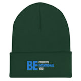 Be Positive, Be Intentional, Be You | Cuffed Beanie