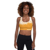 ReInvent | Women's Padded Sports Bra | Breeze | Gold