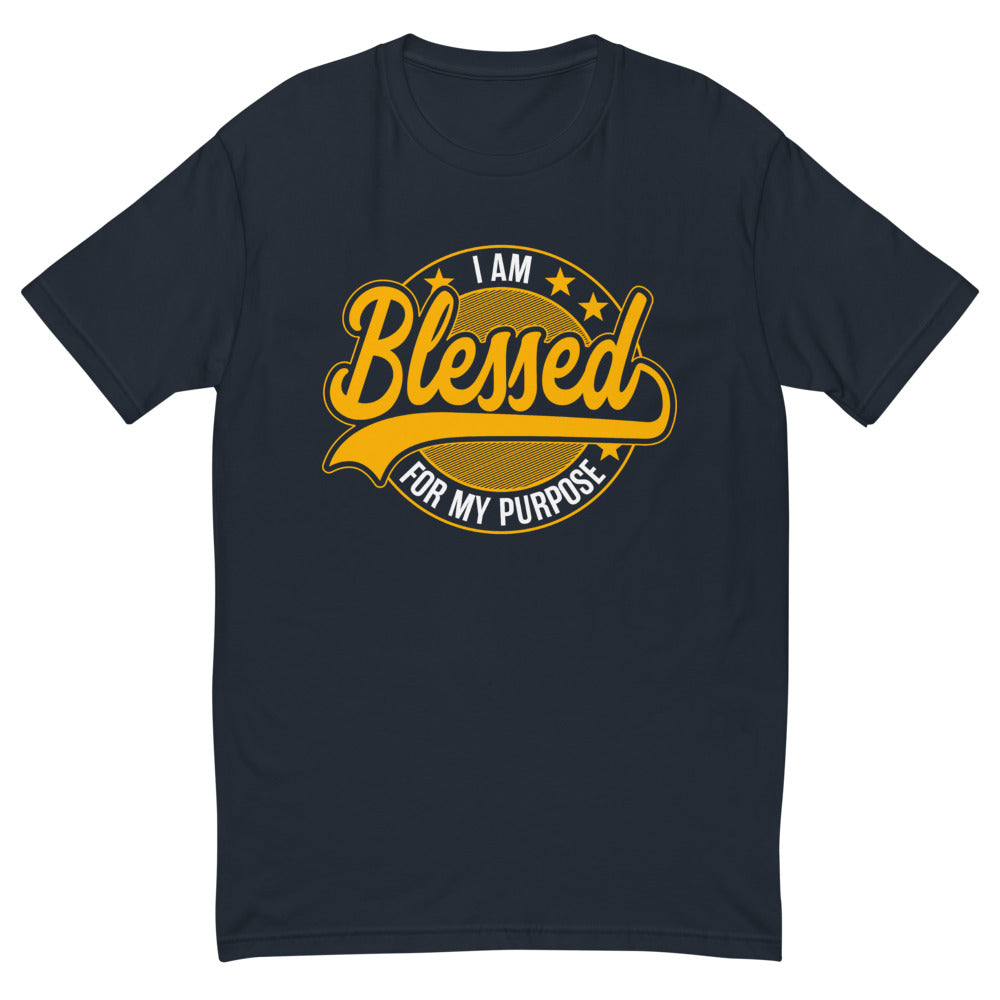 I am Blessed For My Purpose | Men's Fitted Short Sleeve T-shirt