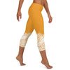 ReInvent | Women's Capri Leggings | Breeze | Gold