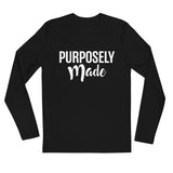Purposely Made | Men's Long Sleeve Fitted Crew