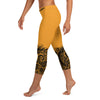 ReInvent | Women's Capri Leggings | Golden Black