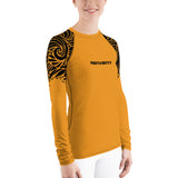 ReInvent | Women's Rash Guard | Golden Black