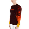 ReInvent | Women's Rash Guard | Orange Crystal