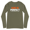 God is Perfect at Using Imperfect People | Unisex Long Sleeve Tee