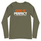 God is Perfect at Using Imperfect People | Unisex Long Sleeve Tee