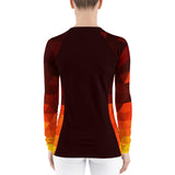 ReInvent | Women's Rash Guard | Orange Crystal