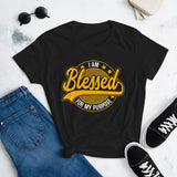 I am Blessed For My Purpose | Women's Fitted Short Sleeve T-Shirt